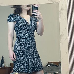 Brandy Melville Floral Robbie Wrap Dress